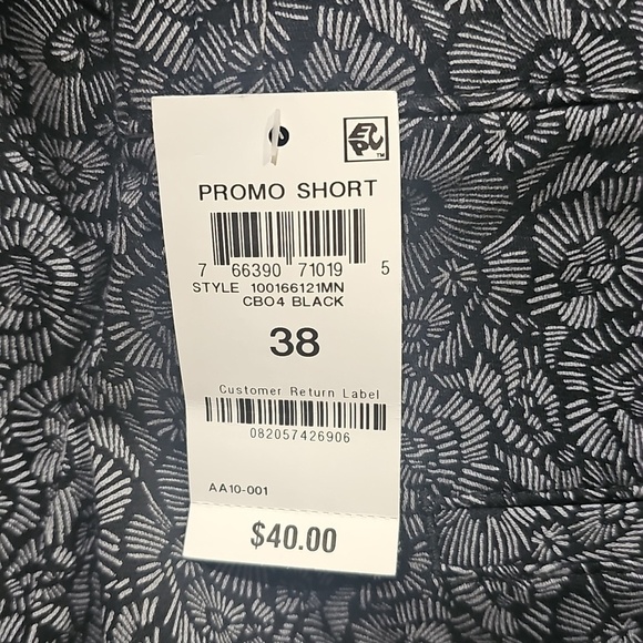 Alfani Men's Classic-Fit Linear Floral-Print 10" Shorts, Size 38 - Picture 3 of 3